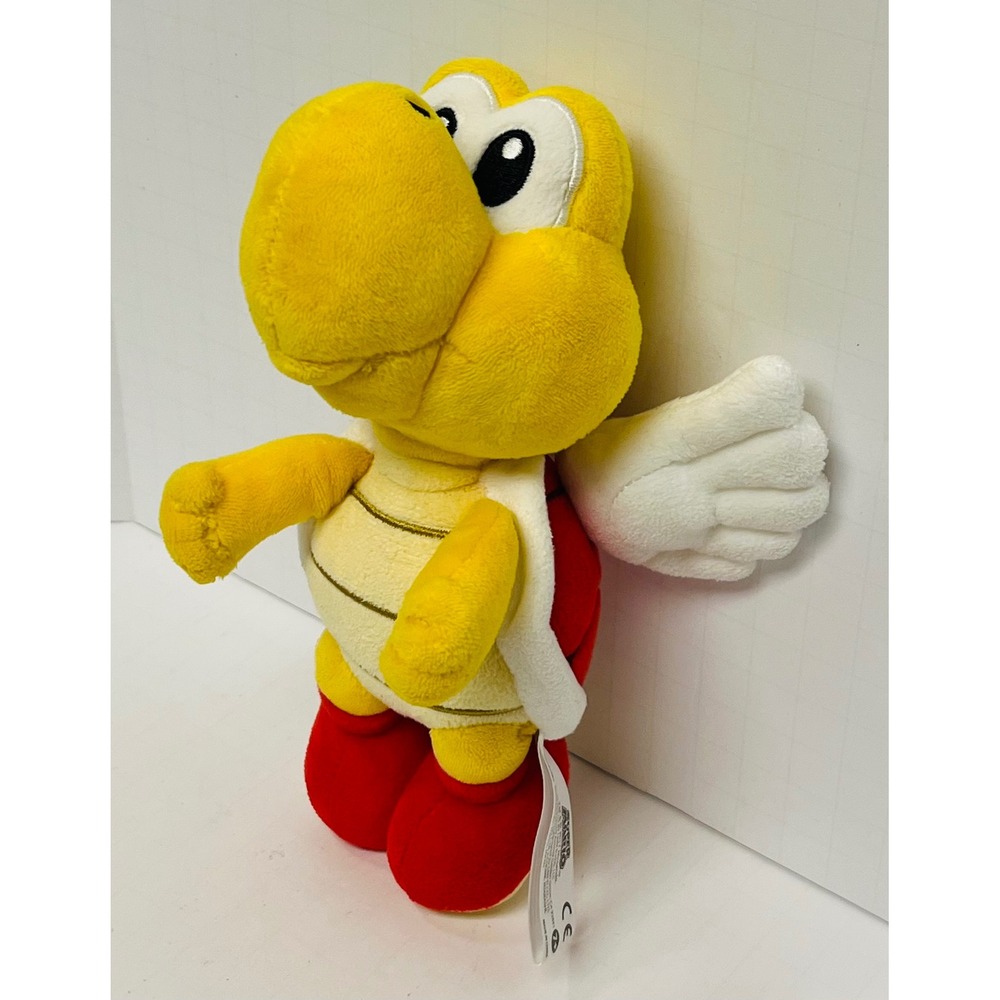 Super Mario Paratroopa Plush 8" Red Shell Flying Koopa San-Ei Little Buddy 2017